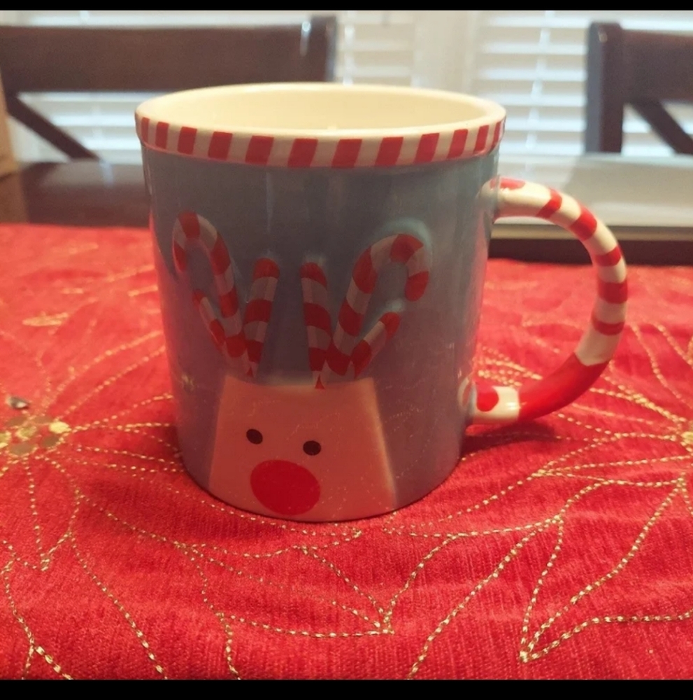 Baked Gingerbread Reindeer XL Mug Candle by H FOR HAPPY BNWT 1 LEFT